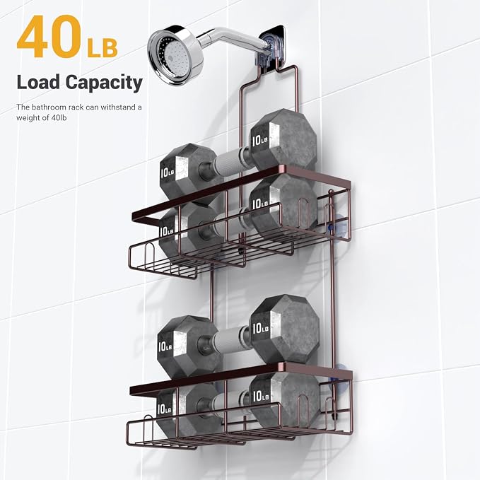 Hanging Shower Caddy Over Showerhead - Image 4