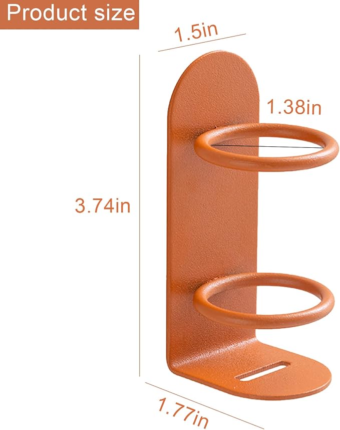 2 Pack Electric Toothbrush Holders Stick on The Wall Electric Metal Tooth - Image 5