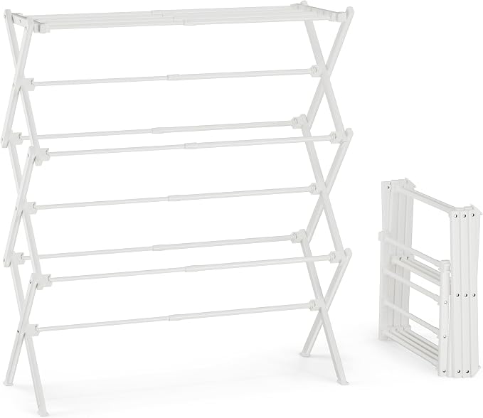 Foldable Clothes Drying Rack, Reinforced Joints, rustproof carbon steel - Image 9