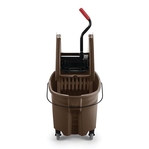 Rubbermaid Commercial Products WaveBrake 35 QT Down-Press Mop Bucket and - Image 2
