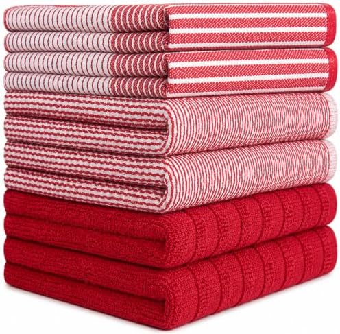 Premium Kitchen Towels 6 Pack 100% Cotton - Image 2