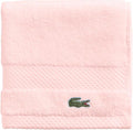 Lacoste Heritage 100% Supima Cotton Wash Cloth 13" x 13", Light Pink | Highly by Unknown