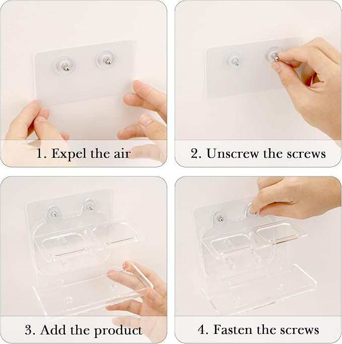 Electric Toothbrush Holder Wall Mounted, Electric Toothbrush Cord Organizer - Image 3