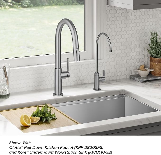KRAUS Oletto Single Handle Drinking Water Filter Faucet - Image 11