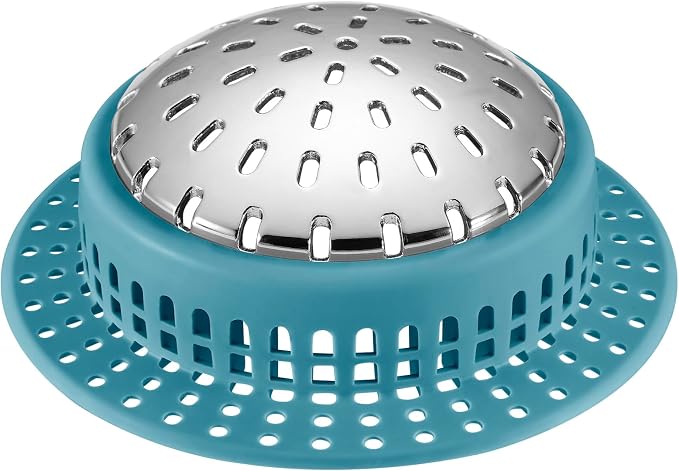 Aluvor Bathtub Drain Hair Catcher Shower Drain Cover Sink Drain Protector | by SayGoodbyetoHairClogging