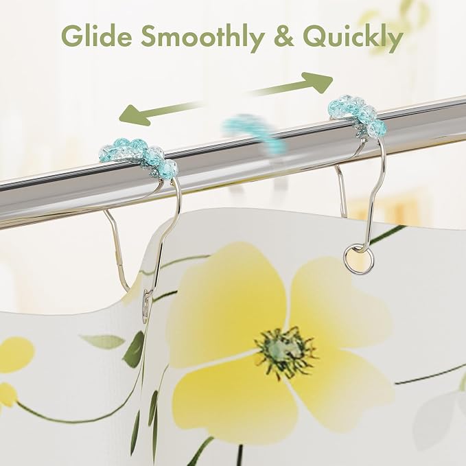 Shower Curtain Rings, Decorative Shower Curtain Hooks, Shower Curtain Hooks - Image 7