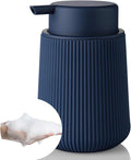 YAUKPH Striped Foaming Hand Soap Dispenser Navy Blue | by KellyHome