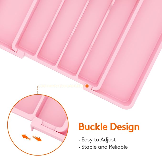 Lifewit Expandable Silverware Drawer Organizer, Kitchen Utensil Tray | BPA-free - Image 5