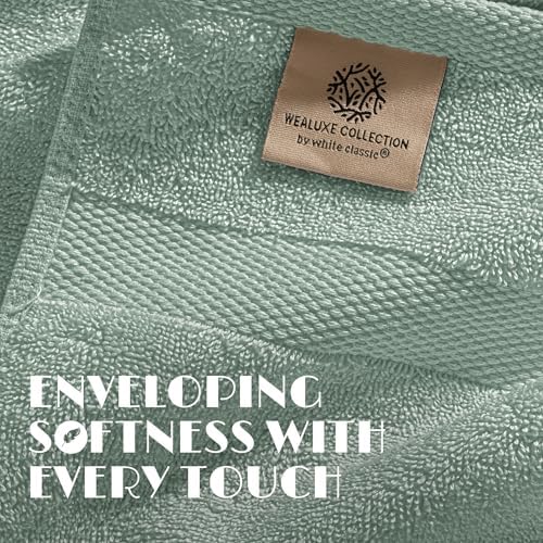 White Classic Luxury Soft Bath Sheet Towels - Image 3