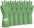 ForPro Natural Rubber Gloves, 6 Pairs Reusable Multi-Purpose Household Cleaning by ForProProfessionalCollection