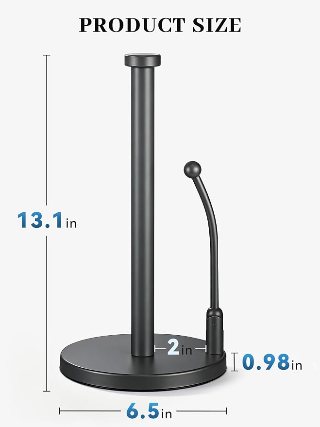 SMARTAKE Paper Towel Holder Countertop, Non-Slip Weighted Base - Image 5