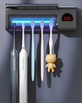 Toothbrush Holder for Bathroom Wall Mounted, Rechargeable by HouseGem%C2%AE