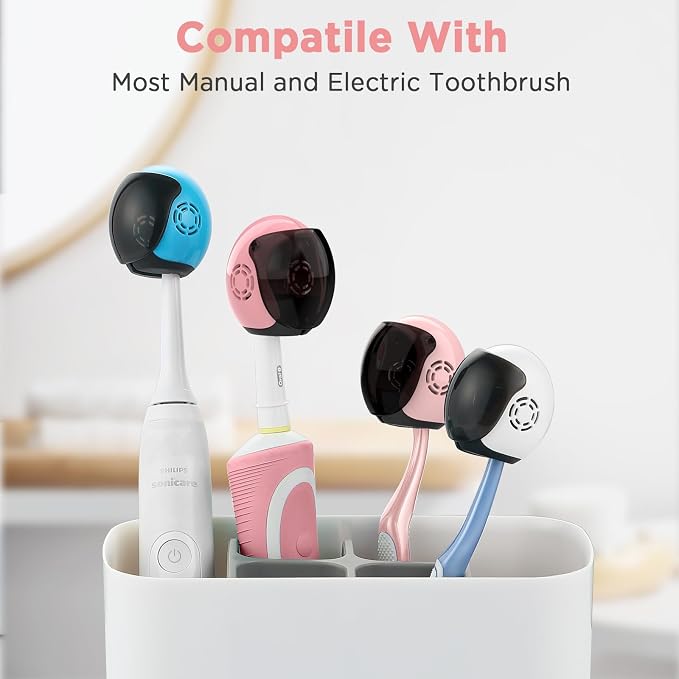Frekare Toothbrush Covers Caps Brush Pod Case Protector - Image 3