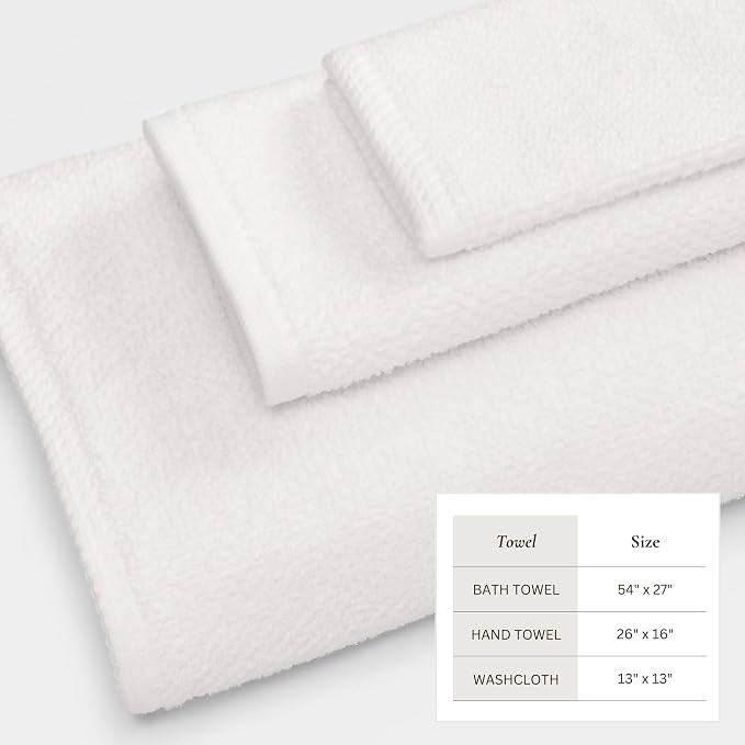 Great Bay Home 100% Cotton 6 Piece Towel Set - Image 4