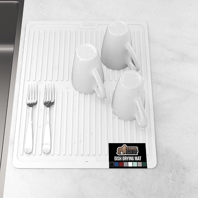 GORILLA GRIP 100% BPA-Free Patented Silicone Dish Drying Mat by Unknown
