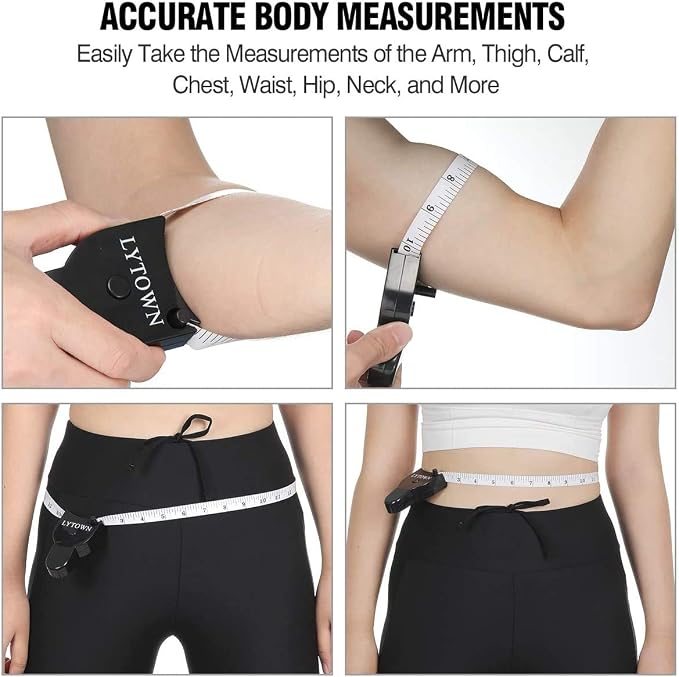 2PCS Tape Measure Body Measuring Tape 60inch, Retractable Measuring Tape - Image 2