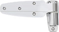 Kason 1245-187-54 Reversible Cam-Rise Hinge Chrome Finish for Freezer/Cooler/Refrigerator, 1245-644-54 (Flush)