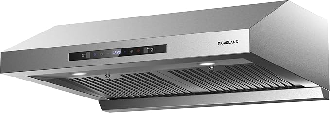 GASLAND Master 30 Inch Under Cabinet Range Hood, 700 CFM for Heavy-Duty Cooking Kitchen Exhaust Fan, 3-speed Powerful Stove Vent Hood 67dB, Double Filters Vent Hood with 5000K LED light