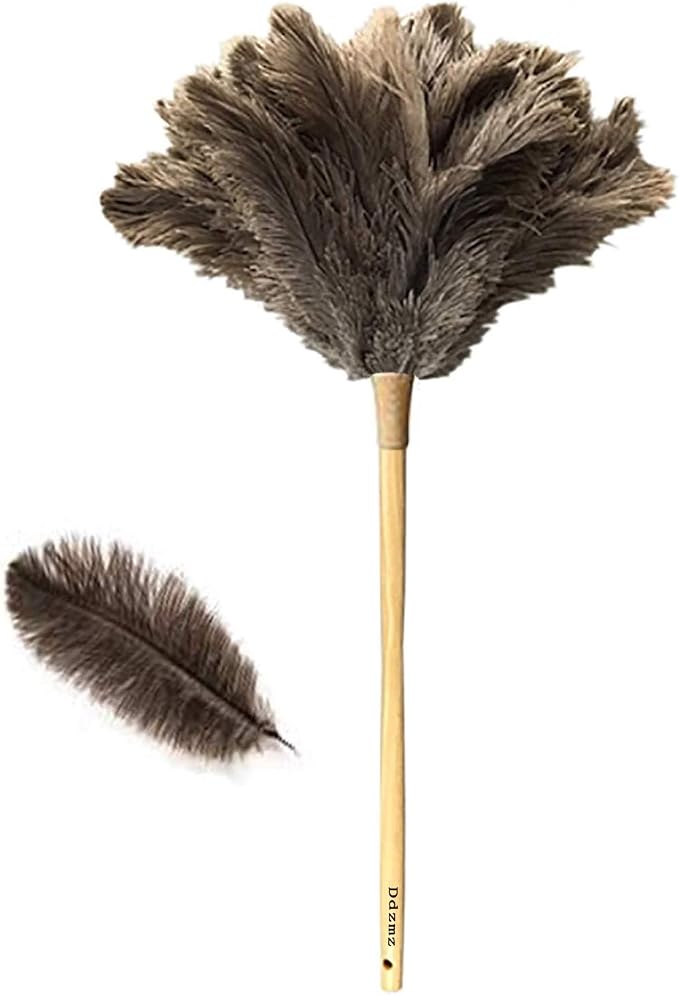 DDZMZ Ostrich Feather Duster for Cleaning by DDZMZ