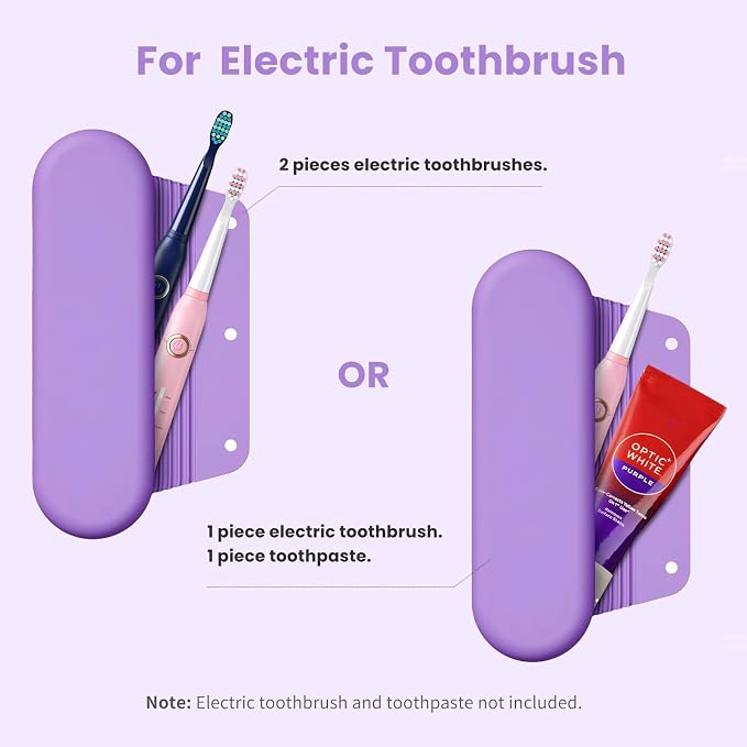 Silicone Electric Toothbrush Travel Case, Manual Toothbrush Travel Cover - Image 2