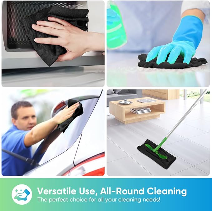 HOMEXCEL Microfiber Cleaning Cloth 20 PK, Towels - Image 6