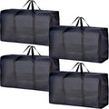 Extra Large Moving Bags with Strong Zippers & Carrying Handles, Storage Bags by Vioetry