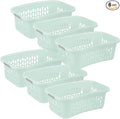 Sterilite HipHold Laundry Basket, Plastic Rectangle Clothes Hamper, 6 Pack by Sterilite