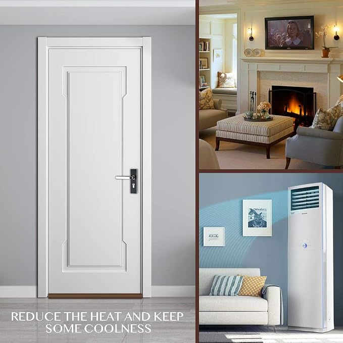 Waterproof Twin Door Draft Stopper Adjustable Size 30" to 36" Weather Stripping - Image 7
