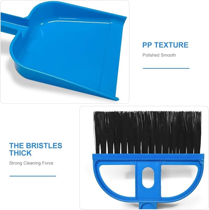 Mini Dustpan and Brush Set, Small Broom - Image 3
