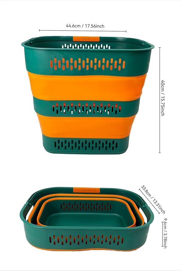 SAMMART 38L Collapsible Laundry Basket - Image 4