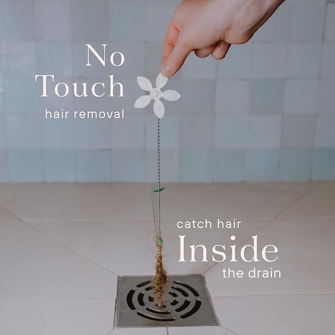 Shower Drain Hair Catcher – Disposable Bathroom Hair Trap, Helps Prevent Clogs - Image 2
