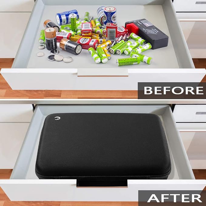 Comecase Hard Battery Organizer Case - Image 7