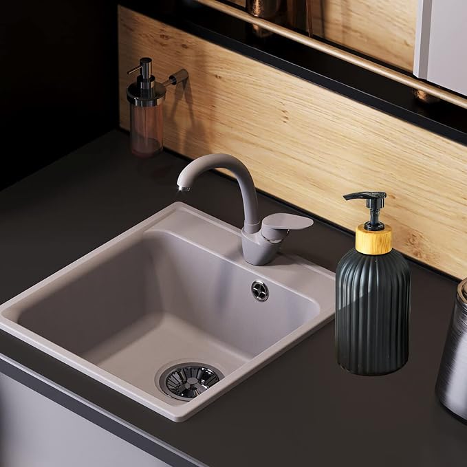 YYTSGG Black Glass Soap Dispenser Set - Image 6