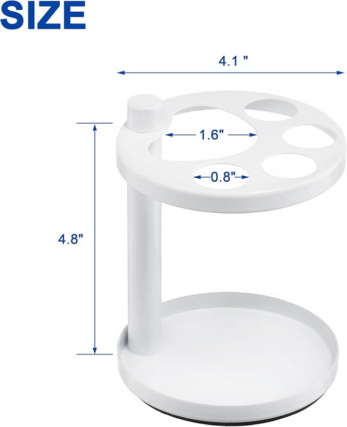 Metal Toothbrush Holder Stand for Bathroom: Stainless Steel Ventilated Organizer - Image 9