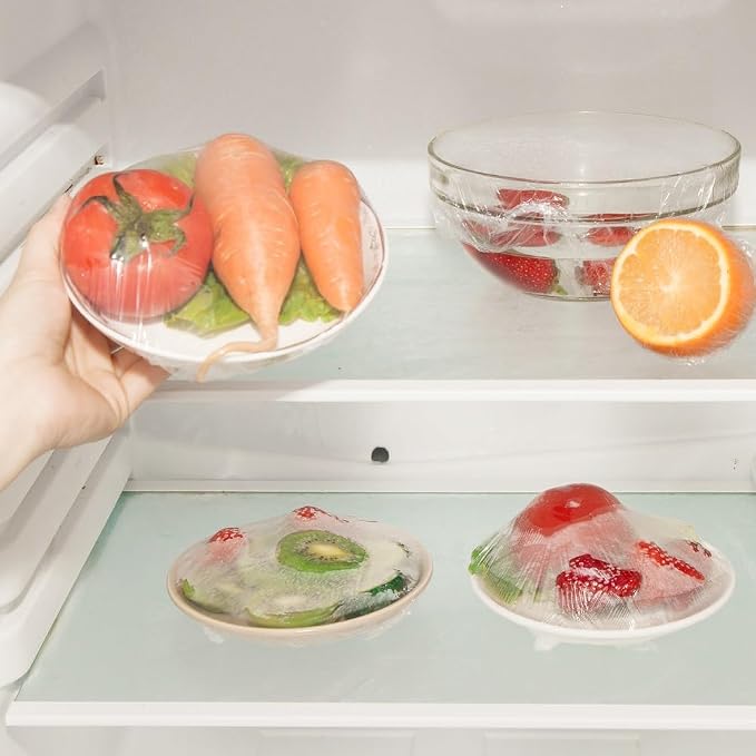 Plastic Food Wrap- 968 SQ. FT. Kitchen Cling Wrap Includes Slide Cutter - Image 6