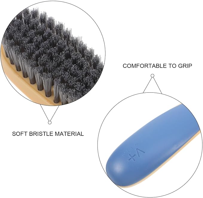 FRCOLOR Shoe Cleaning Brush Set 2-Pack Soft Bristle Laundry Brushes - Image 9