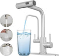 Kitchen Faucets with Water Filter and Pull Down Sprayer, Waterfall Kitchen Sink by JOOM
