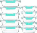 M MCIRCO 10 Pack Glass Food Storage Containers by MMCIRCO