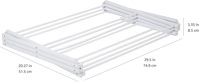Amazon Basics Foldable Portable Clothes Drying Rack - Image 5