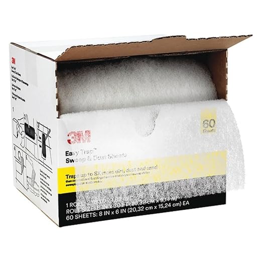 3M Easy Trap Sweep and Dust Sheets, 2 Rolls of 250, Disposable Easy Sweep Floor by 3MIndustrial