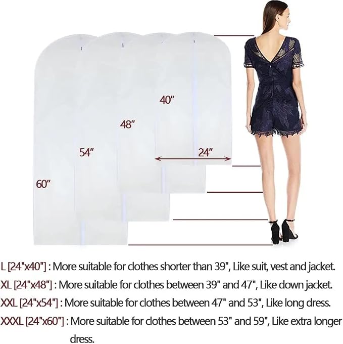 HomeClean Garment Bag, Dust-Free Clothes Storage - Image 2