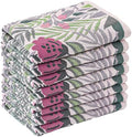 Cotton Vintage Flower Dish Towels, 16x15 Inch by STASOPTK