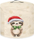 Christmas Tree Sloth Pressure Cooker Cover Instant Pot Accessories Instant Pot Kitchen Appliance Dust Cover with Pockets for Rice Cooker Air Fryer Slow Cooker Dust Covers for Kitchen Size M