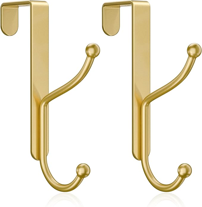 niffgaff Over Door Hook 2-Pack, Heavy Duty Door Hanger, Fits Interior Doors 1.4 by niffgaff