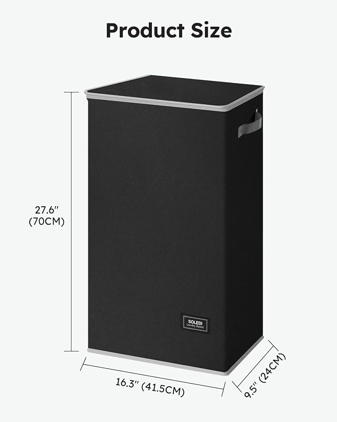 SOLEDI Slim Laundry Basket - Image 6