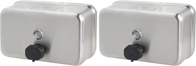 Stardrix Heavy Duty Stainless Steel Wall Mount Soap Dispenser, 1100ml/37oz by Stardrix