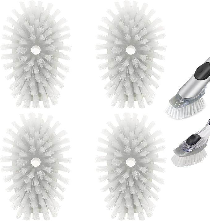Brush Refills for OXO Dish Brush | 4 Pack Dish Brush Cleaning Soap Dispensing by Shadowgallery
