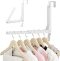 Over The Door Hanger Folding Clothes Drying Rack, Double Fold Hanging Door by BAKON
