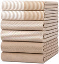 Premium Kitchen Towels 6 Pack 100% Cotton by BumbleTowels