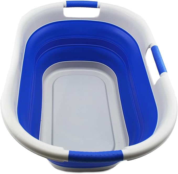 SAMMART 40L Collapsible Plastic Laundry Basket - Image 2